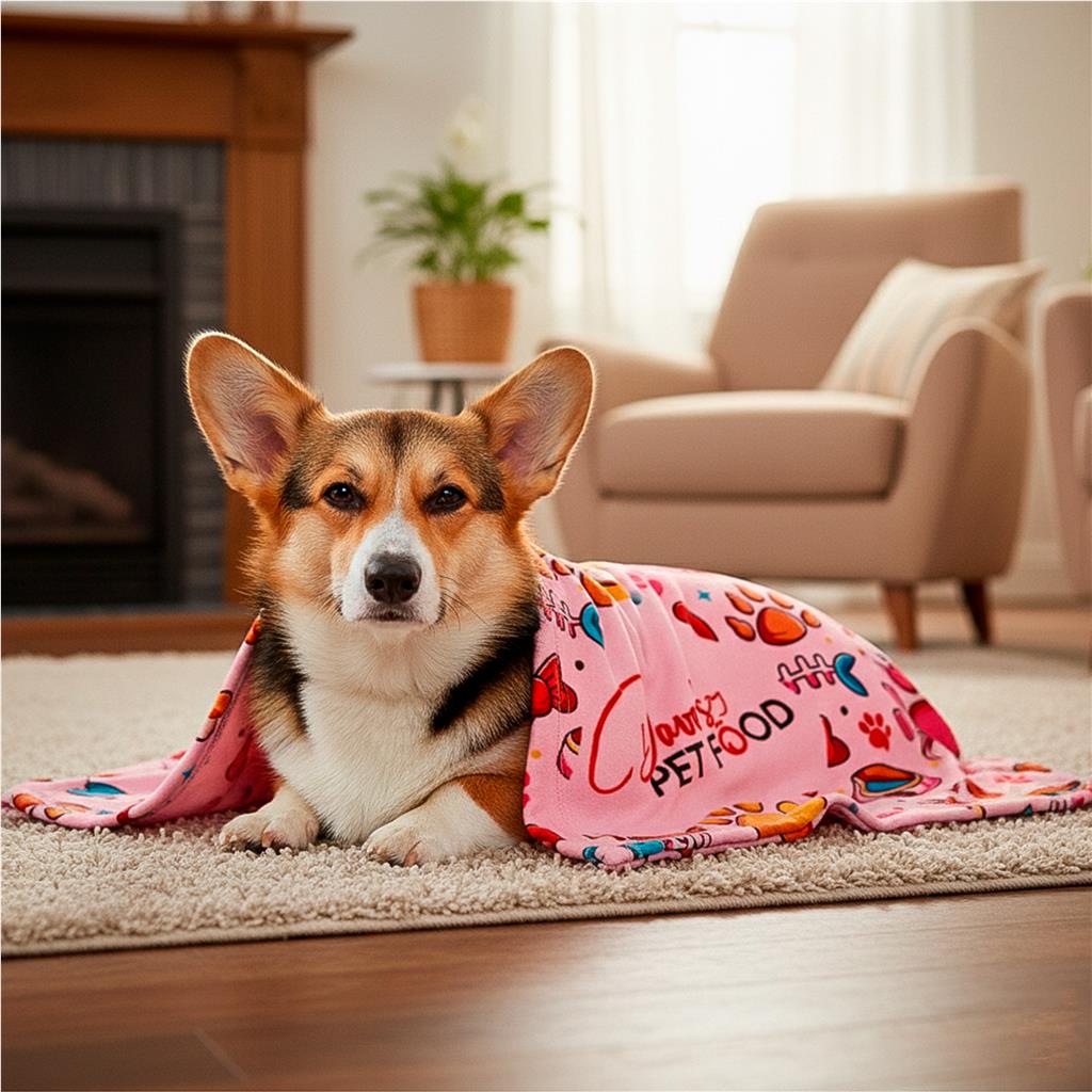 Pre-Production Sample Hoppla Nala Polyester Pet Blanket - Image 2