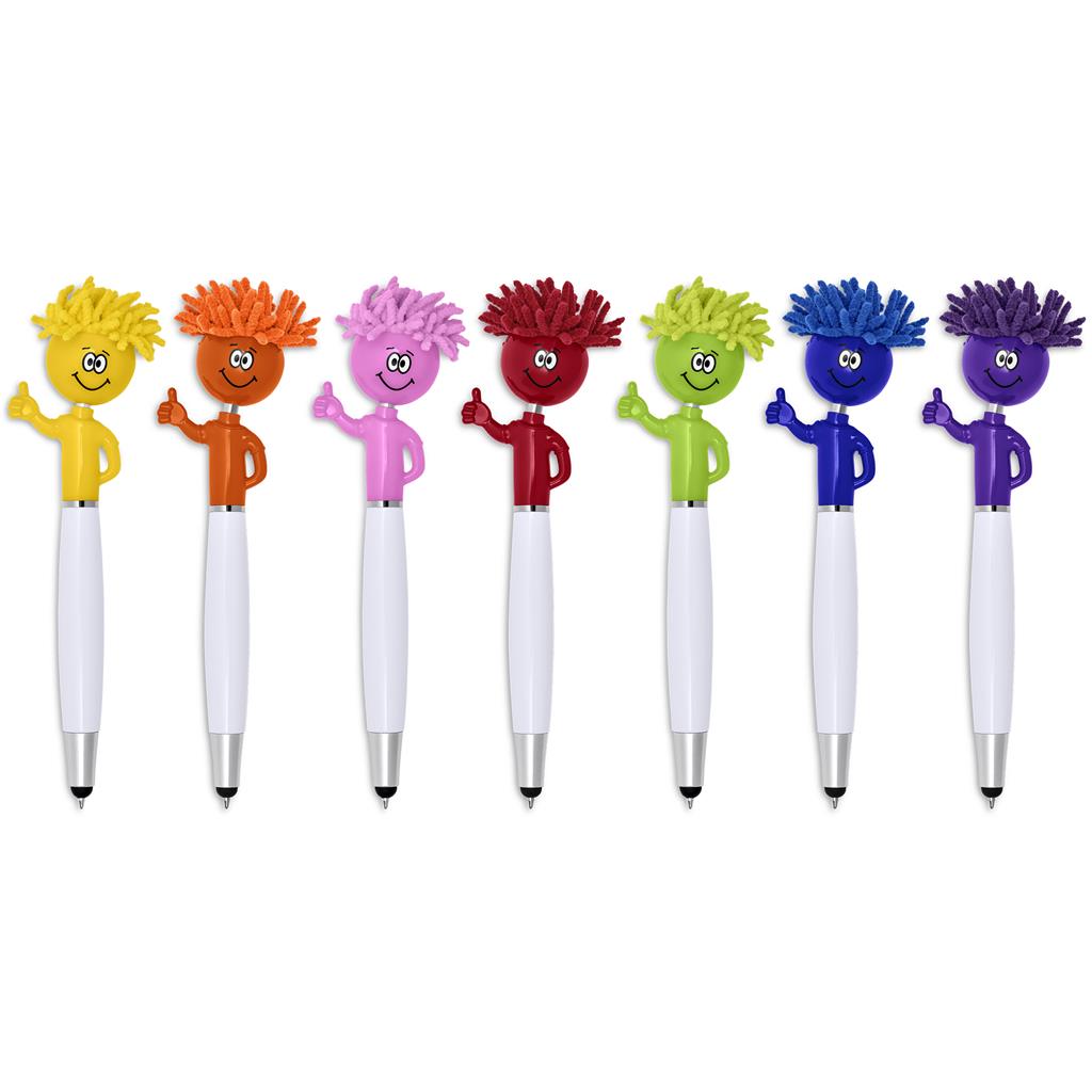Altitude Moptopper Thumbs-Up Stylus Ball Pen & Screen Cleaner - Image 2