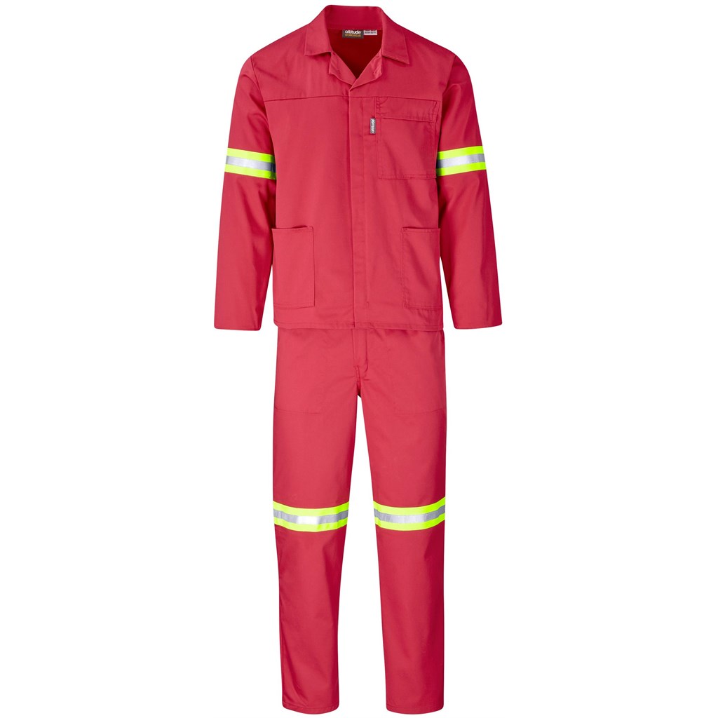 Trade Polycotton Conti Suit - Reflective Arms & Legs - Yellow Tape - Image 21