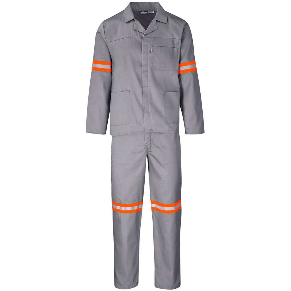 Trade Polycotton Conti Suit - Reflective Arms & Legs - Orange Tape - Image 12