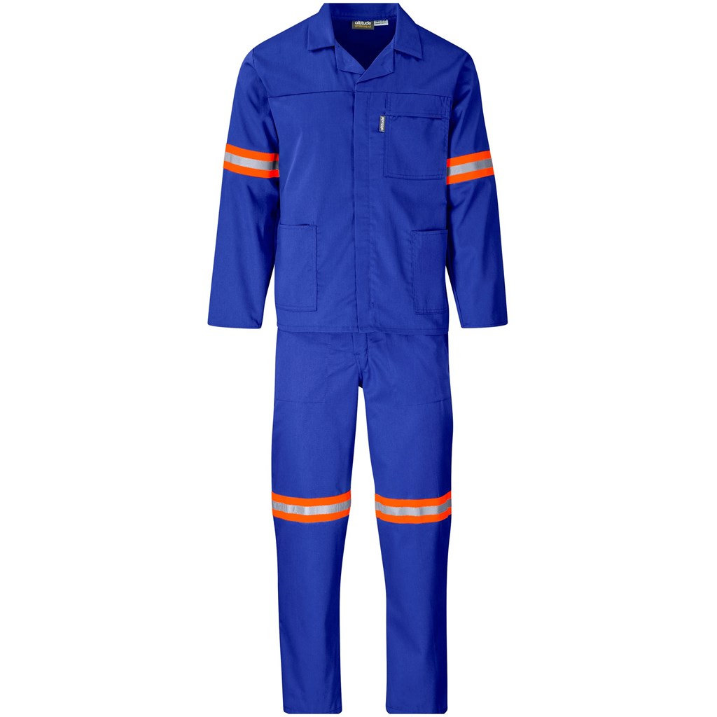 Trade Polycotton Conti Suit - Reflective Arms & Legs - Orange Tape - Image 17