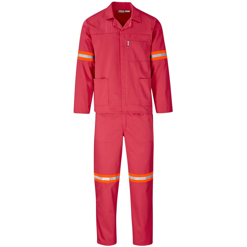 Trade Polycotton Conti Suit - Reflective Arms & Legs - Orange Tape - Image 16