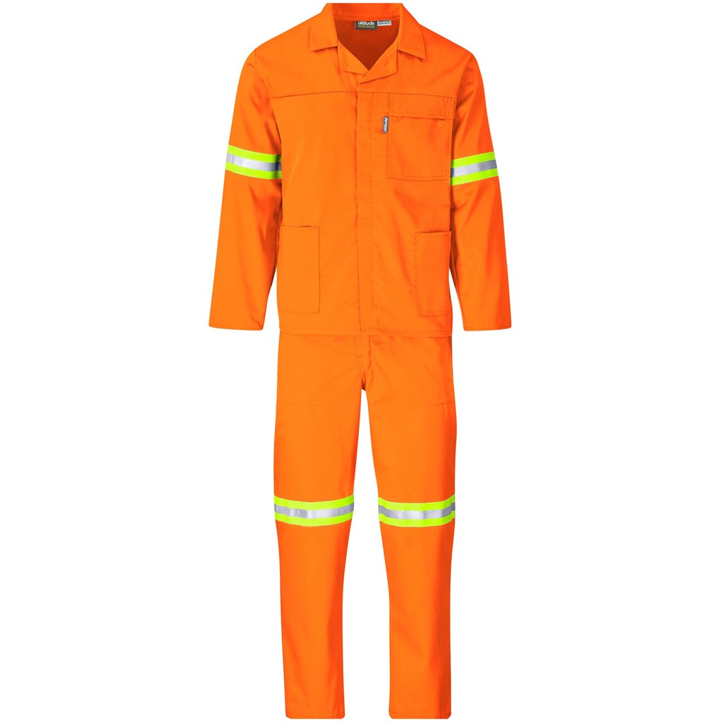 Trade Polycotton Conti Suit - Reflective Arms, Legs & Back - Yellow Tape - Image 13