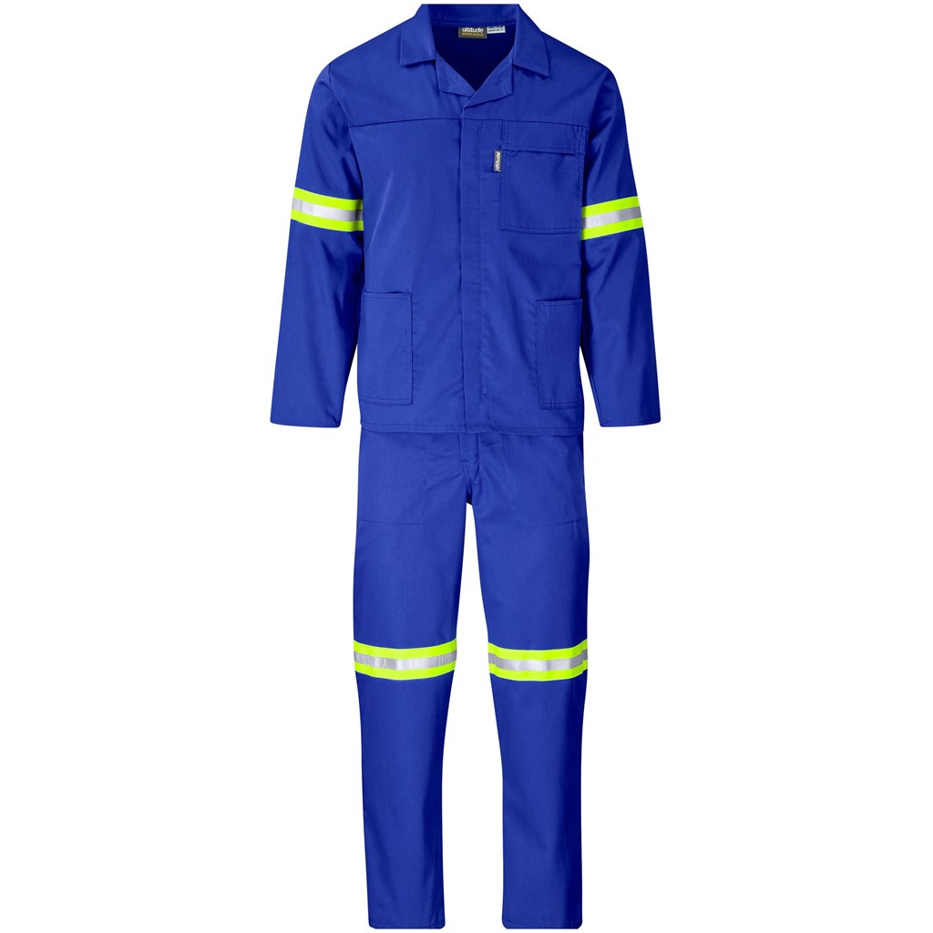 Trade Polycotton Conti Suit - Reflective Arms, Legs & Back - Yellow Tape - Image 15