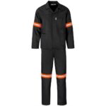Trade Polycotton Conti - Suit Reflective Arms, Legs & Back - Orange Tape