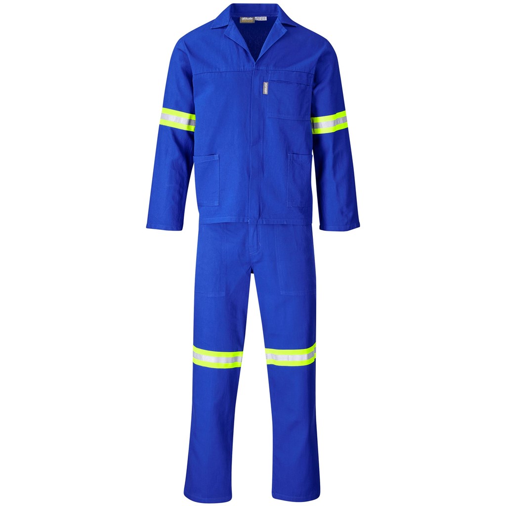 Technician 100% Cotton Conti Suit - Reflective Arms & Legs - Yellow Tape - Image 13