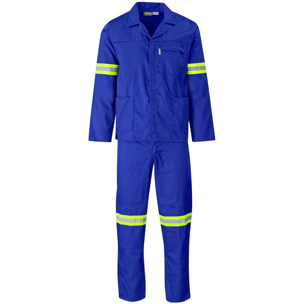 Trade Polycotton Conti Suit - Reflective Arms & Legs - Yellow Taped - Image 10
