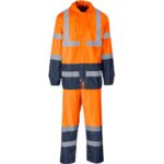 Torrent Two-Tone Hi-Viz Ref Polyester/PVC Rainsuit - Orange