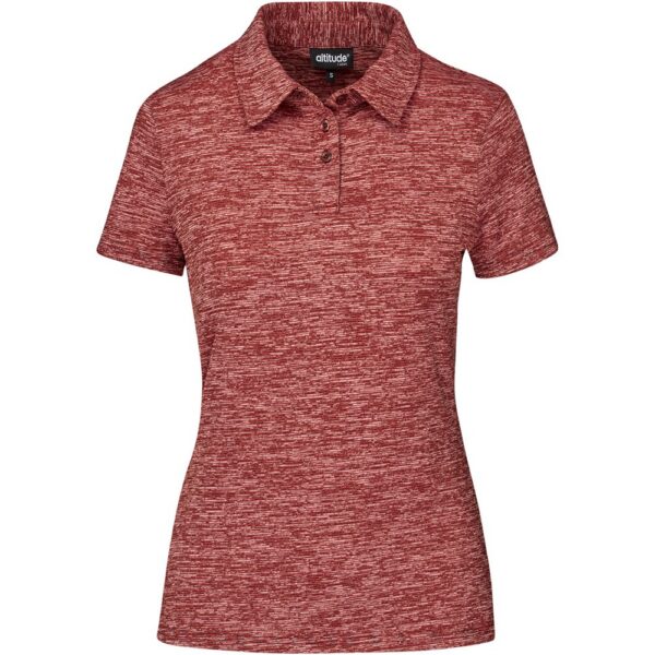 Ladies Echo Golf Shirt - Red