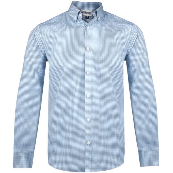 Mens Long Sleeve Edinburgh Shirt - Blue