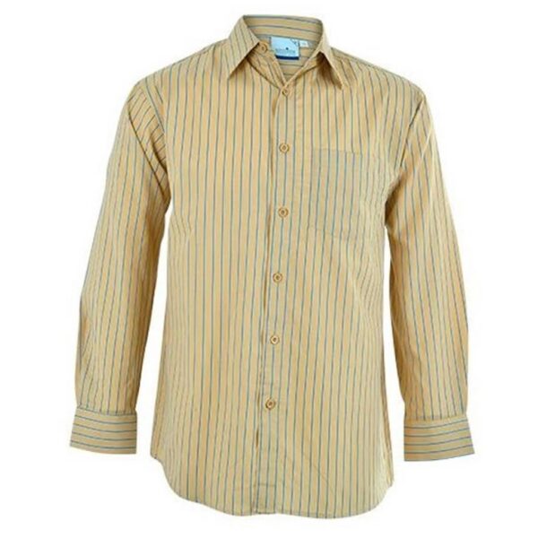 Mens Long Sleeve Finlay Shirt - Stone