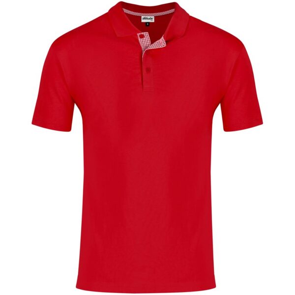 Mens New York Golf Shirt - Red