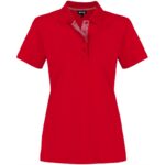 Ladies New York Golf Shirt - Red