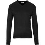 Mens Long Sleeve Peru V-Neck Jersey - Black