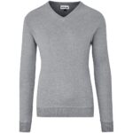 Mens Long Sleeve Peru V-Neck Jersey - Grey