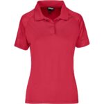 Ladies Santorini Golf Shirt - Red