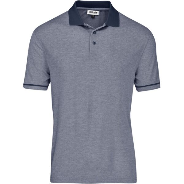 Mens Verge Golf Shirt - Blue