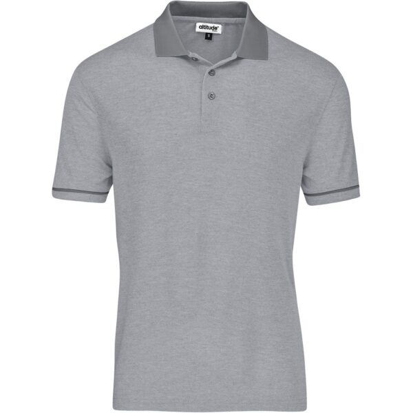 Mens Verge Golf Shirt - Light Grey