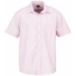 Mens Short Sleeve Washington Shirt - Pink