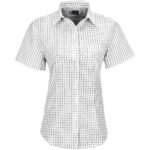 Ladies Short Sleeve Aston Shirt - White