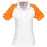 Ladies Sydney Golf Shirt - Orange