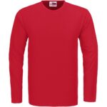 Mens Long Sleeve Portland T-Shirt - Red