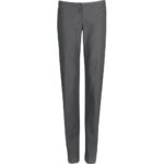 Ladies Cambridge Flat Front Pants - Grey