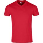 Mens Super Club 165 V-Neck T-Shirt - Red