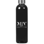 Kooshty Pura Plus Glass Water Bottle – 750ml - Black