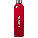 Kooshty Pura Plus Glass Water Bottle – 750ml - Red