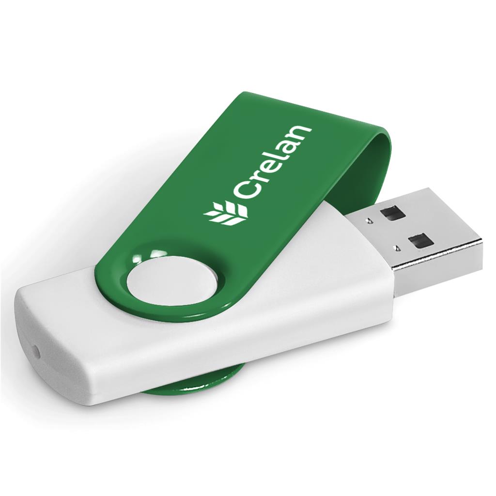 Axis Gyro White Flash Drive - 32GB - Image 8