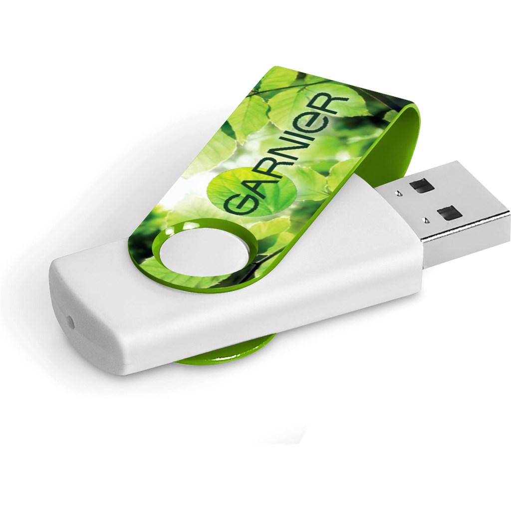 Axis Gyro White Flash Drive - 32GB - Image 9