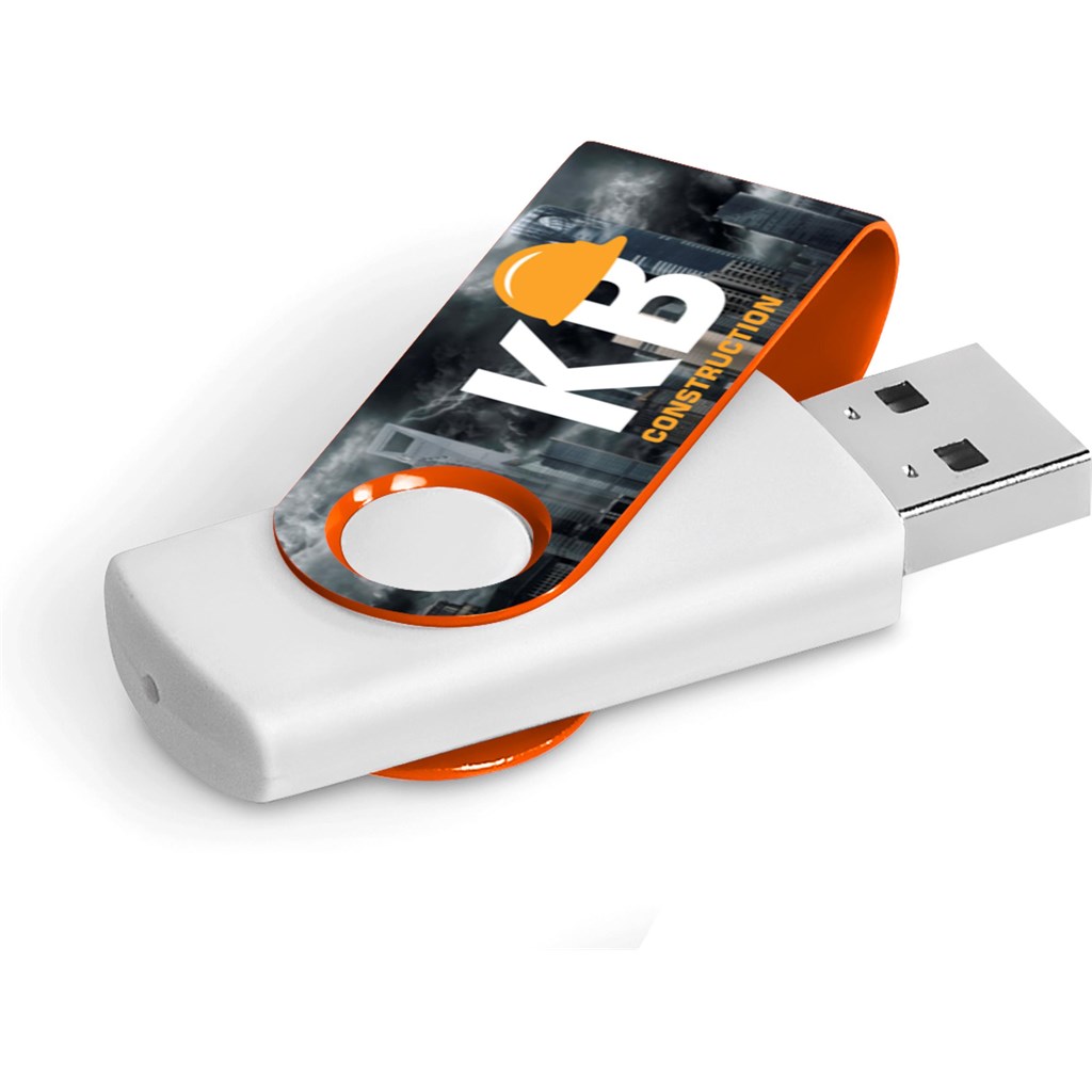 Axis Gyro White Flash Drive - 32GB - Image 11