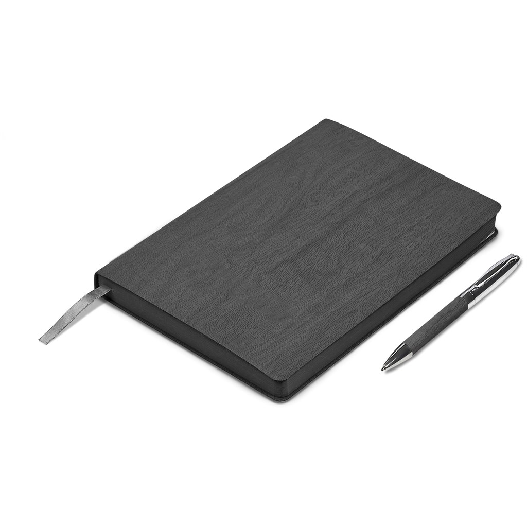 Oakridge Soft Cover Notebook & Pen Set - Image 3