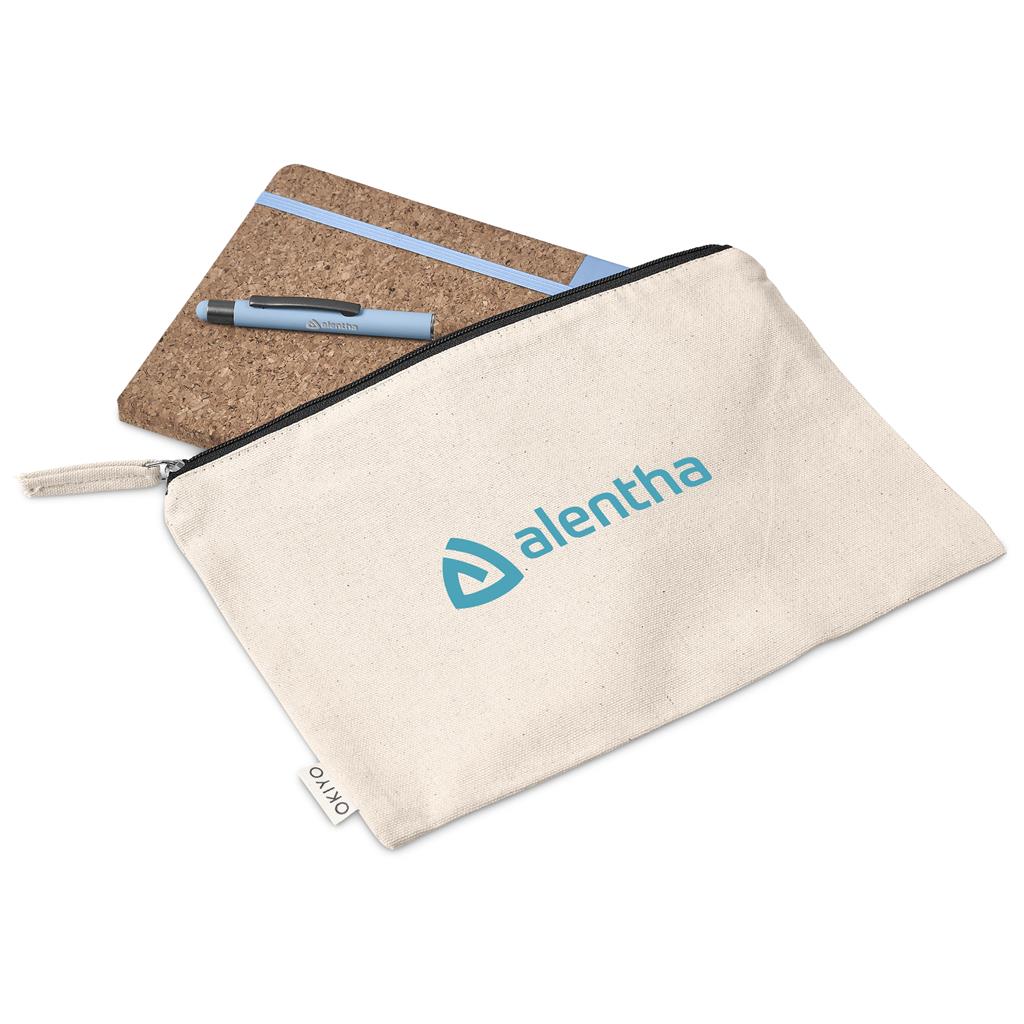 Okiyo Denki Cork Notebook & Pen Set - Image 4