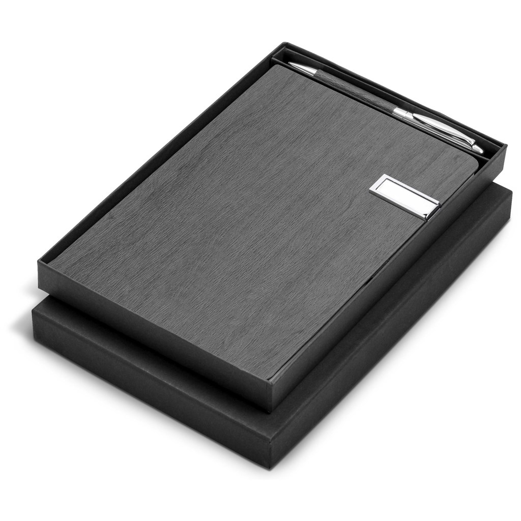 Oakridge USB Notebook & Pen Set - 8GB - Image 2
