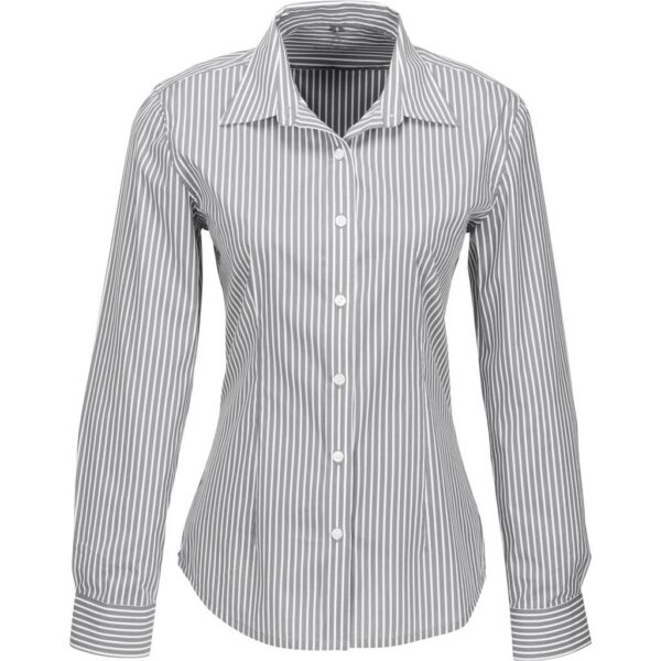Ladies Long Sleeve Glenarbor Shirt - Grey