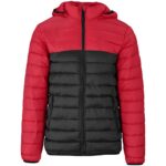 Mens Kyoto Two-Tone Jacket - Black Red