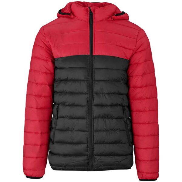 Mens Kyoto Two-Tone Jacket - Black Red