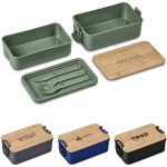 Urban Terrain Lakeside Double Layer Lunch Box & Cutlery Set