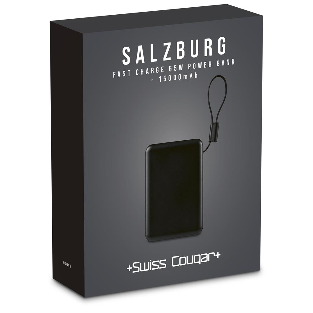 Swiss Cougar Salzburg Fast Charge 65W PD & QC Power Bank 15,000mAh - Image 13