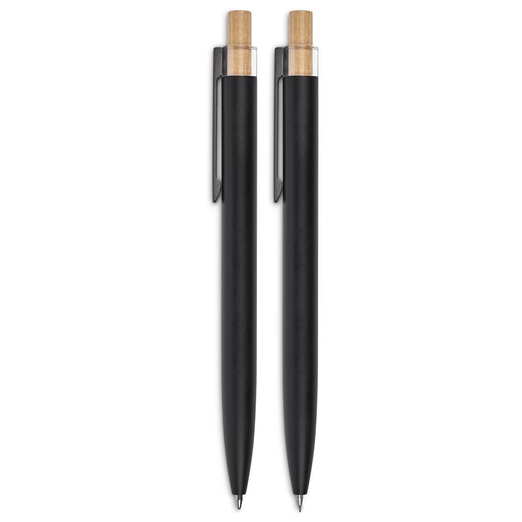 Okiyo Mimotu Ball Pen & Pencil Set - Black - Image 3