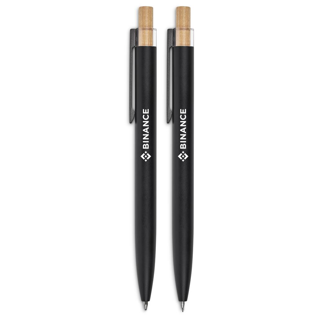 Okiyo Mimotu Ball Pen & Pencil Set - Black - Image 5