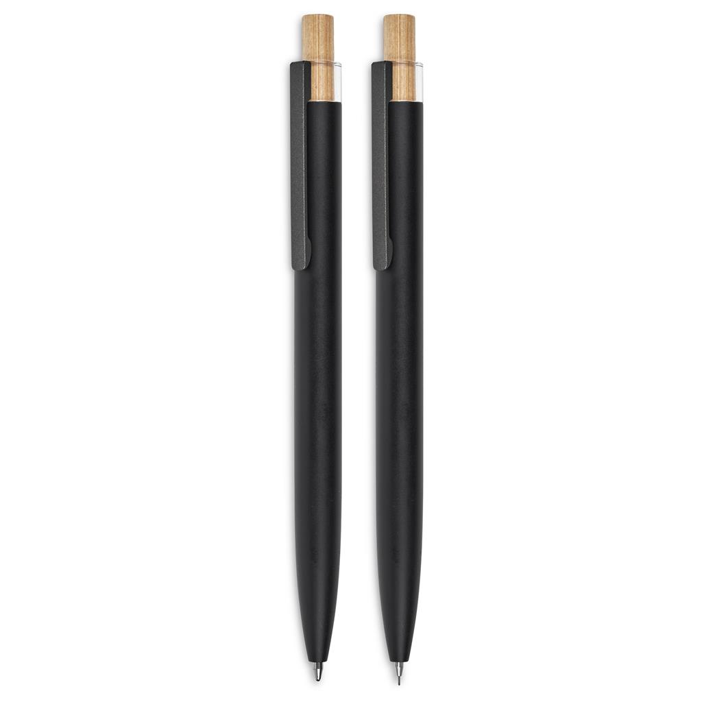Okiyo Mimotu Ball Pen & Pencil Set - Black - Image 12