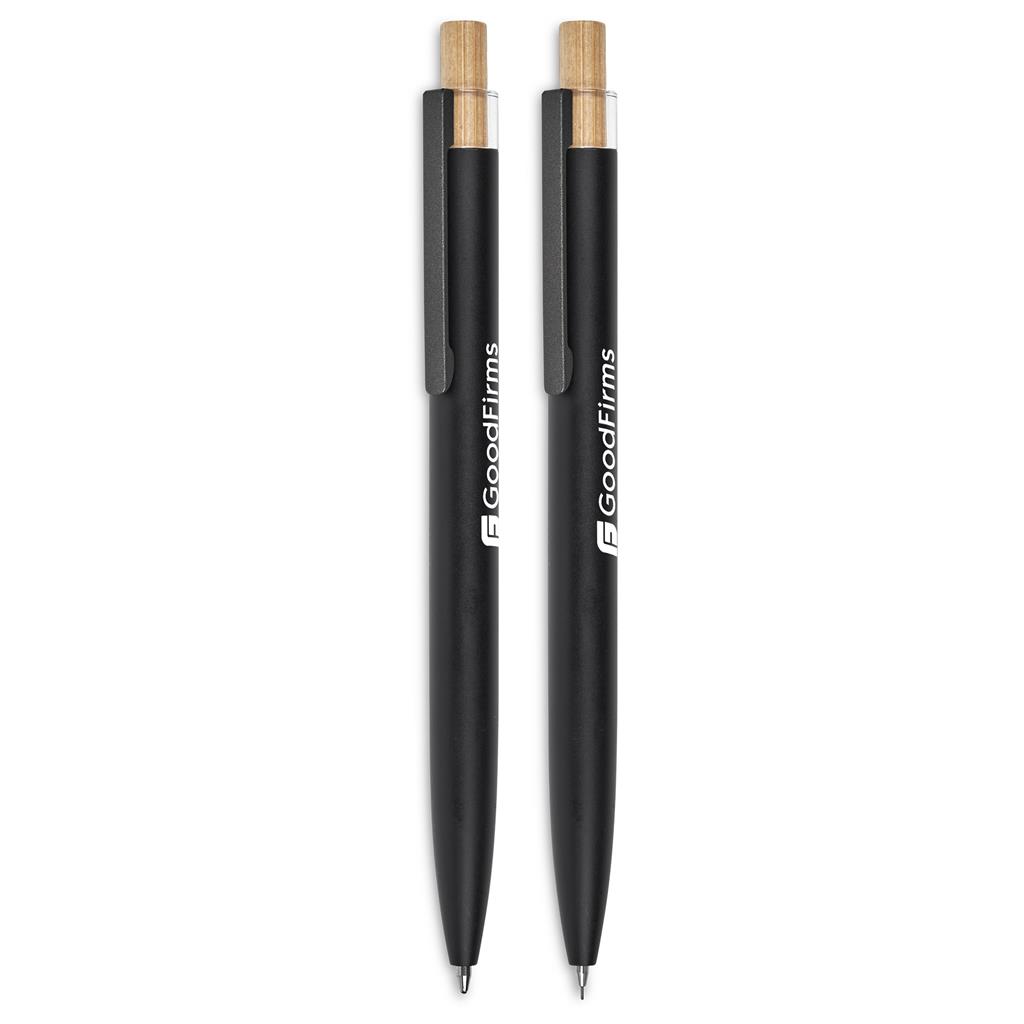Okiyo Mimotu Ball Pen & Pencil Set - Black - Image 4