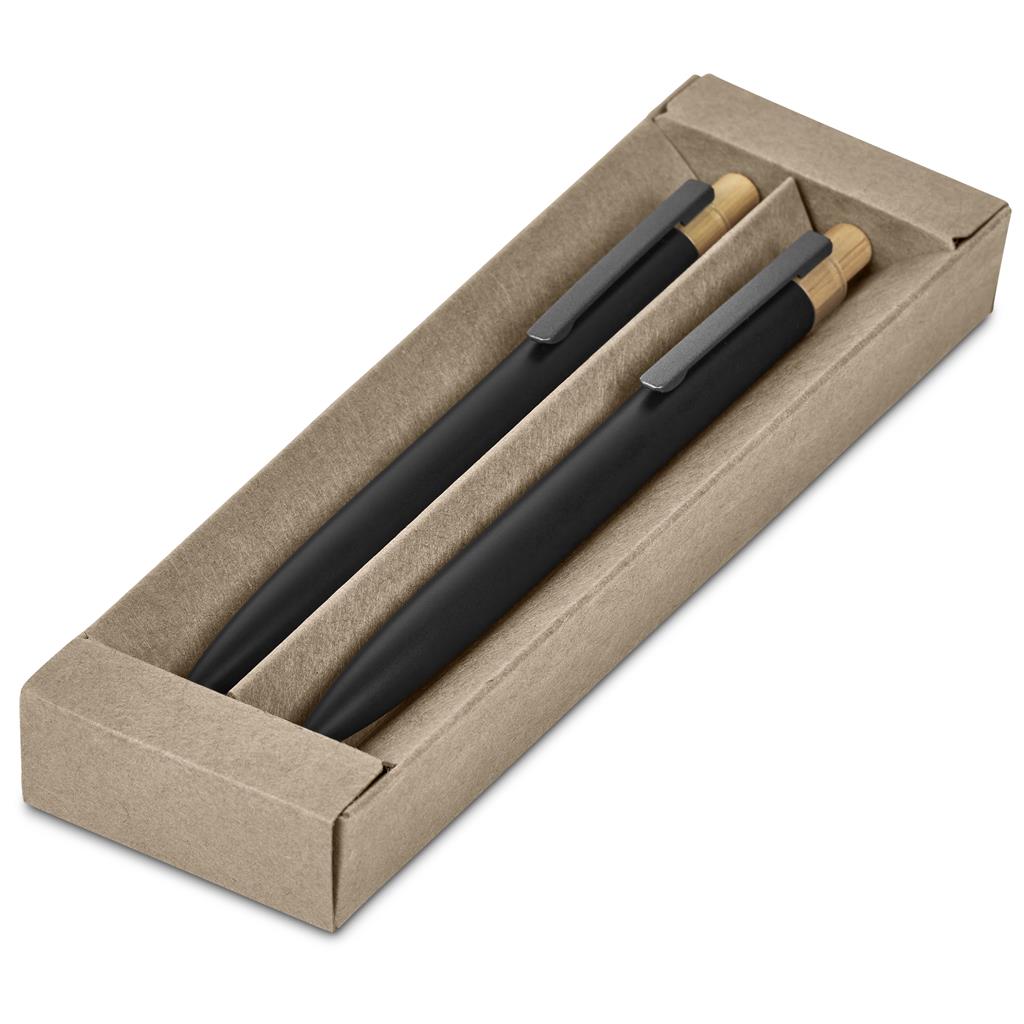 Okiyo Mimotu Ball Pen & Pencil Set - Black - Image 8