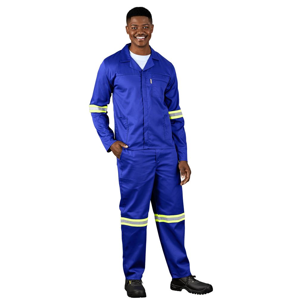 Trade Polycotton Conti Suit - Reflective Arms & Legs - Yellow Taped - Image 6