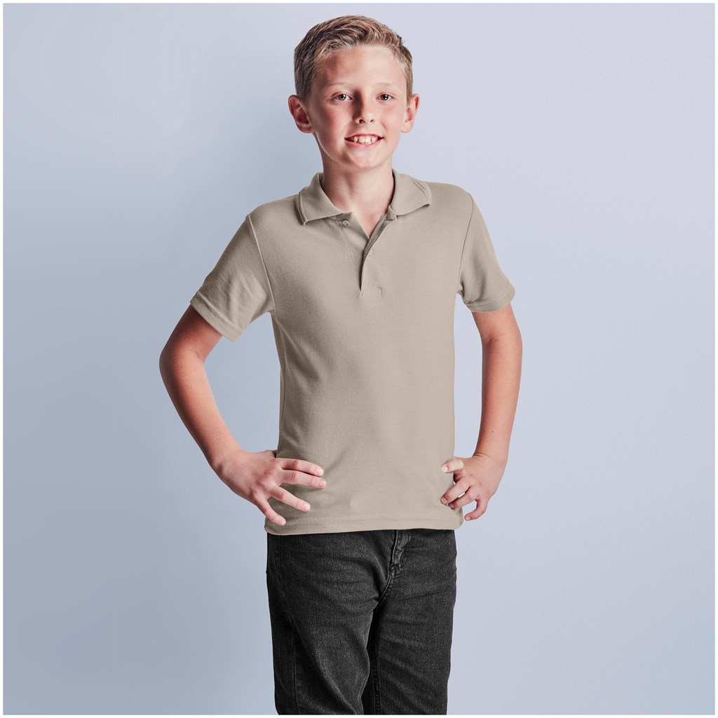 Kids Basic Pique Golf Shirt - Image 6