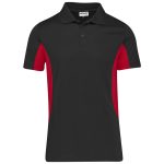 Kids Championship Golf Shirt - Black Red