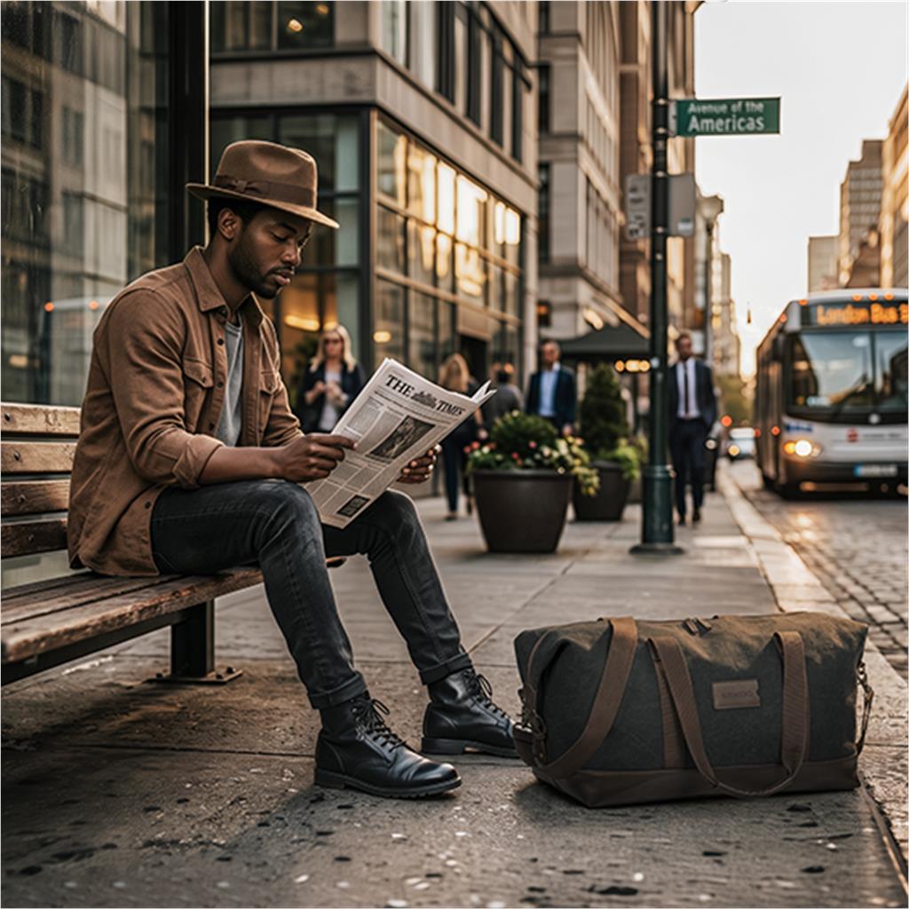 Serendipio Hamilton Canvas Weekend Bag - Image 3